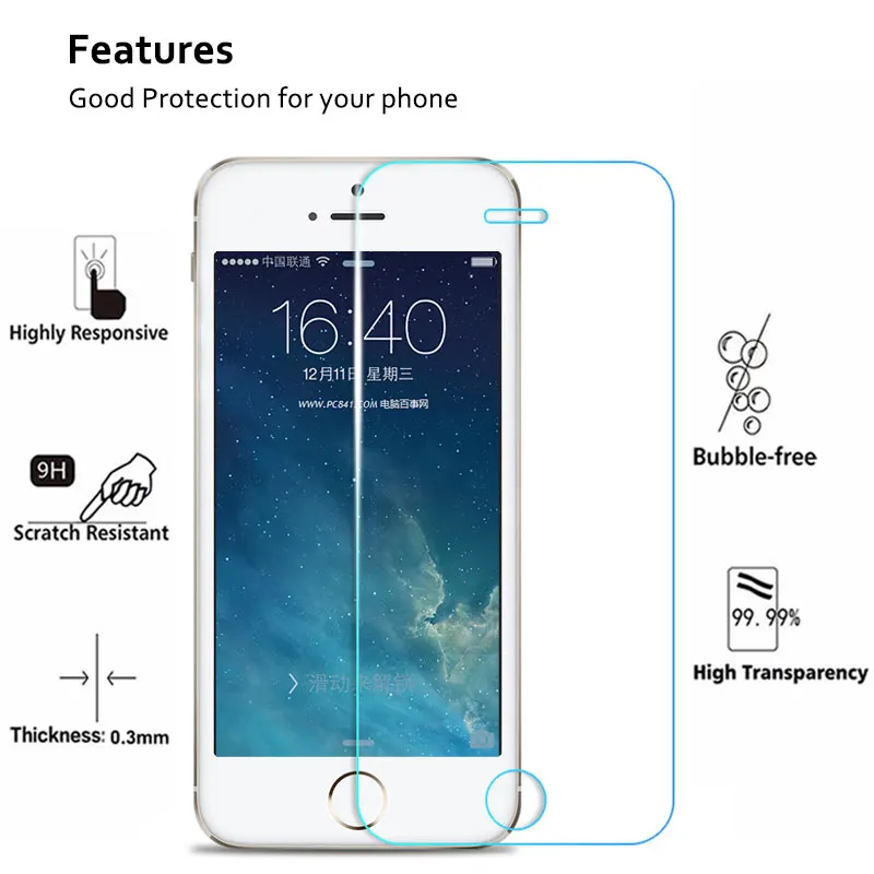 for iPhone 5 5S SE SCREEN PROTECTORS (3)