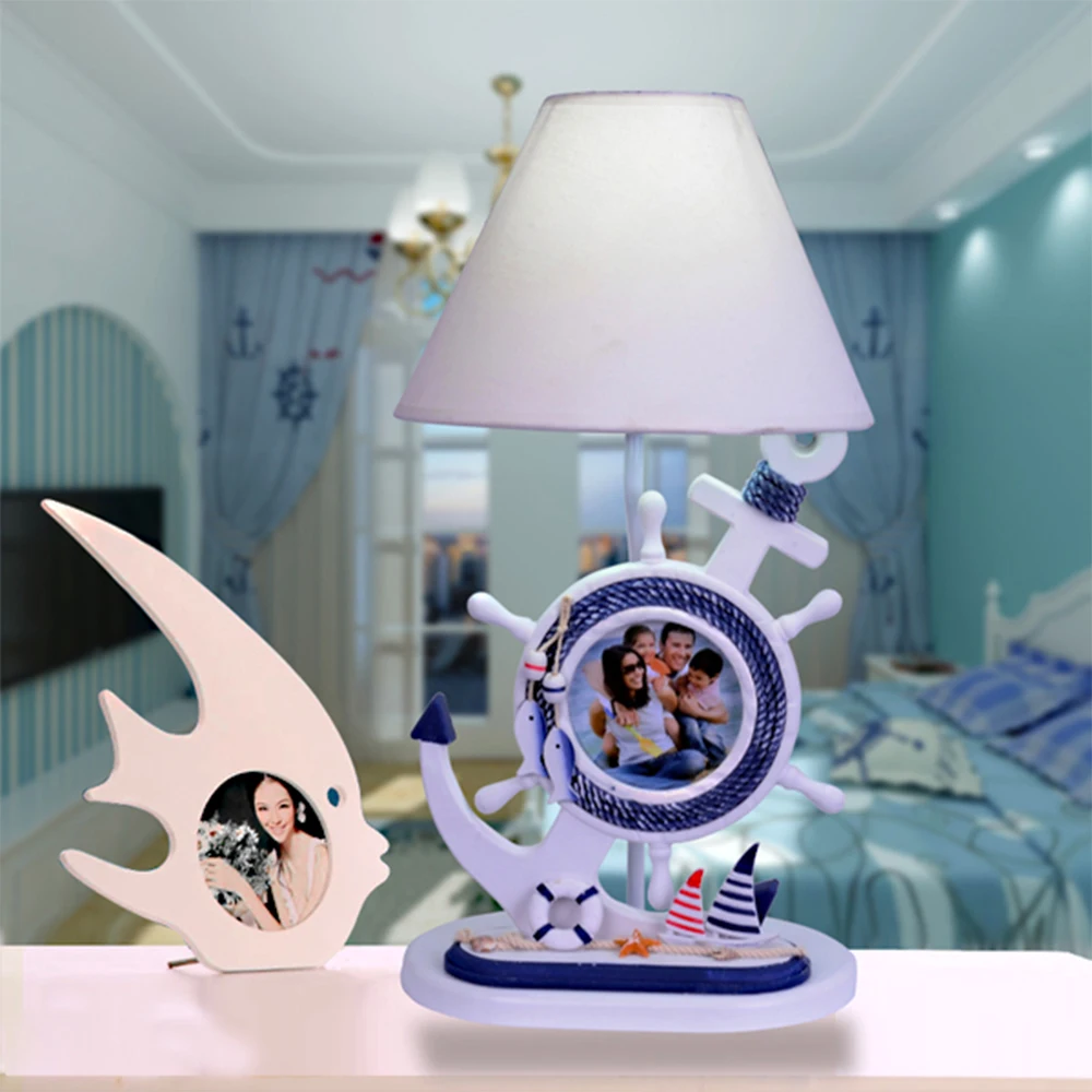 

HGhomeart Boy Bedroom Wood Bedside Lamp Luminarias E27 110V-220V Switch Button White Desk Lamp Reading Bed Light Table Lamps
