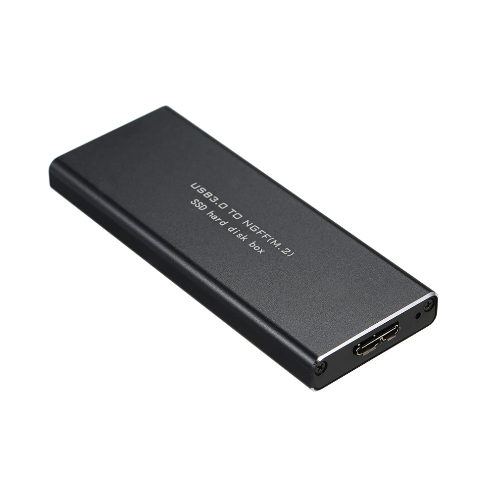 Черный NGFF M.2 к USB 3 0 5gbps SSD корпус адаптер чехол для хранения с UASP применимо 2230/2242/2260