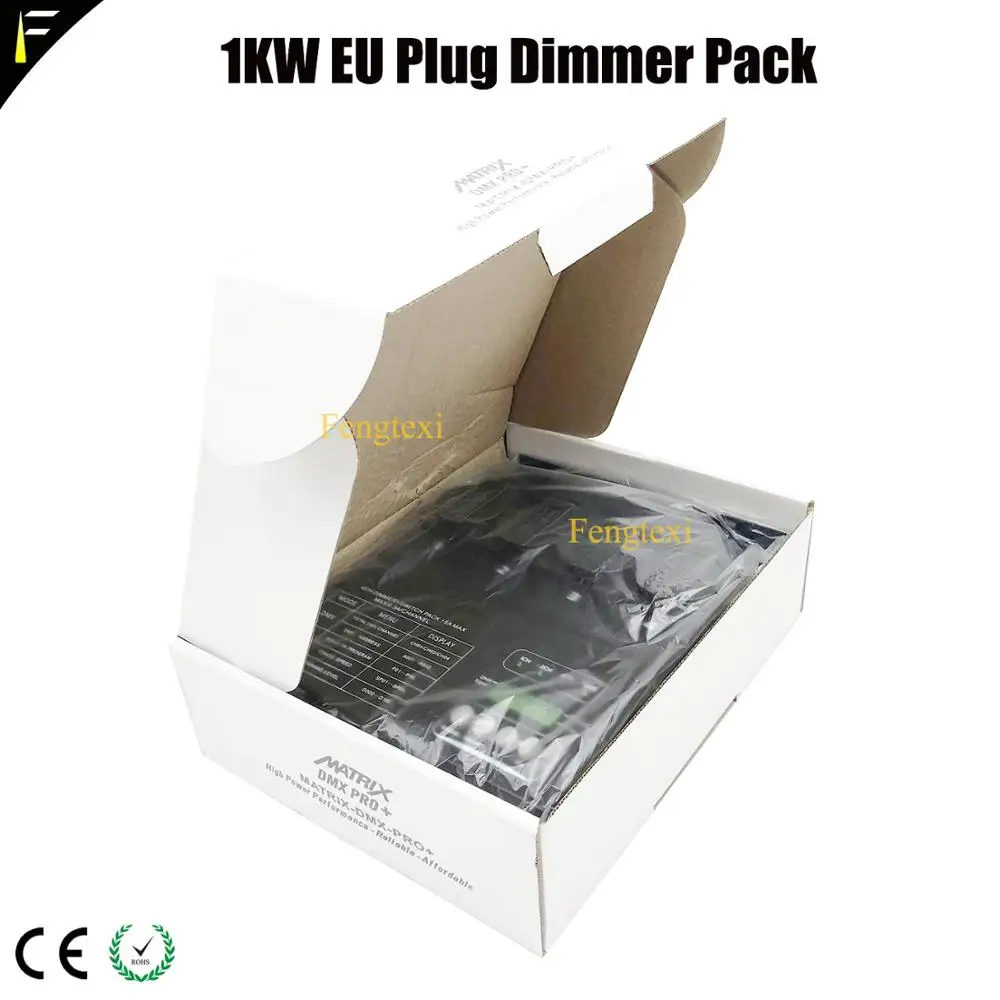 CPU Digital Technology Matrix 4 Channels 1kw DMX Dimmer Rear Controller Dimming Pack for Stage Light Fixtures