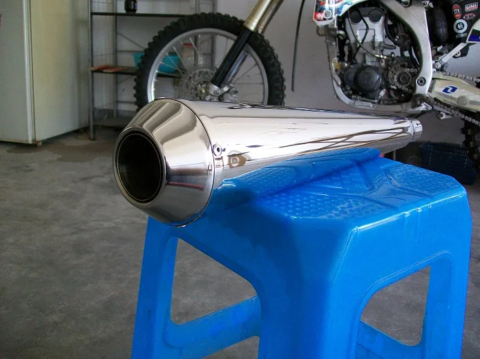 

vintage escape para moto echappement ktm stainess steel gp exhaust universal motorcycle exhaust dirt bike muffler free shipping