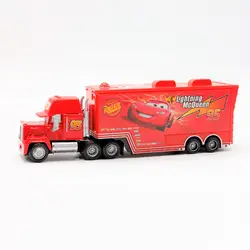 Pixar Cars 2 100% оригинальные мак грузовик № 95 Lightning McQueen 1:55 Весы Diecast металлического сплава модель игрушка для детей подарки