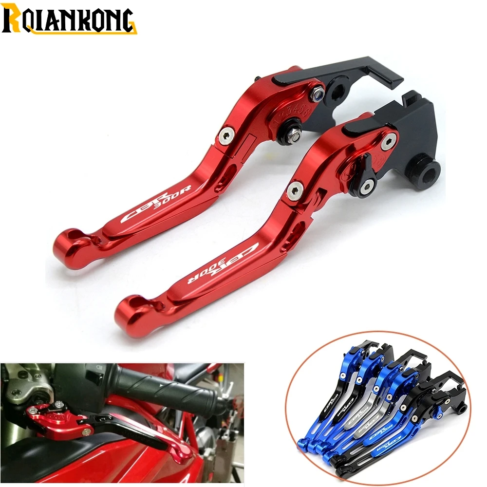 

For honda CBR300R CBR 300R 2014 2015 2016 With logo Motorcycle accessories folding extendable brake clutch levers adjustable