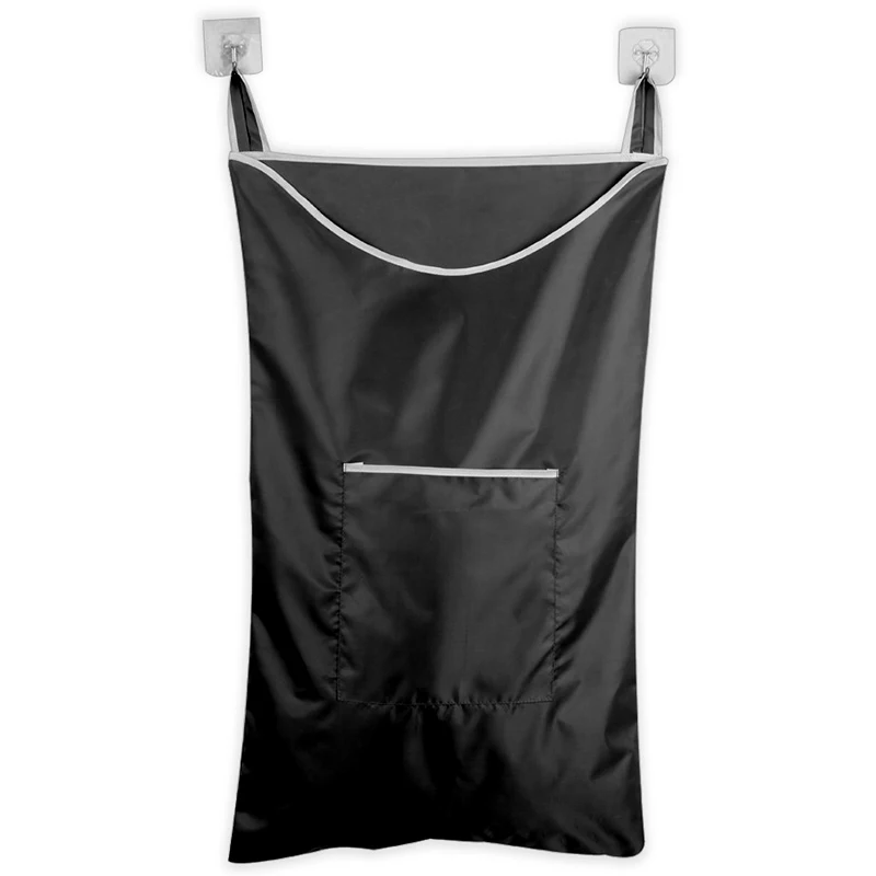 

Space Saving Hanging Laundry Hamper Bag With Free Door Hooks