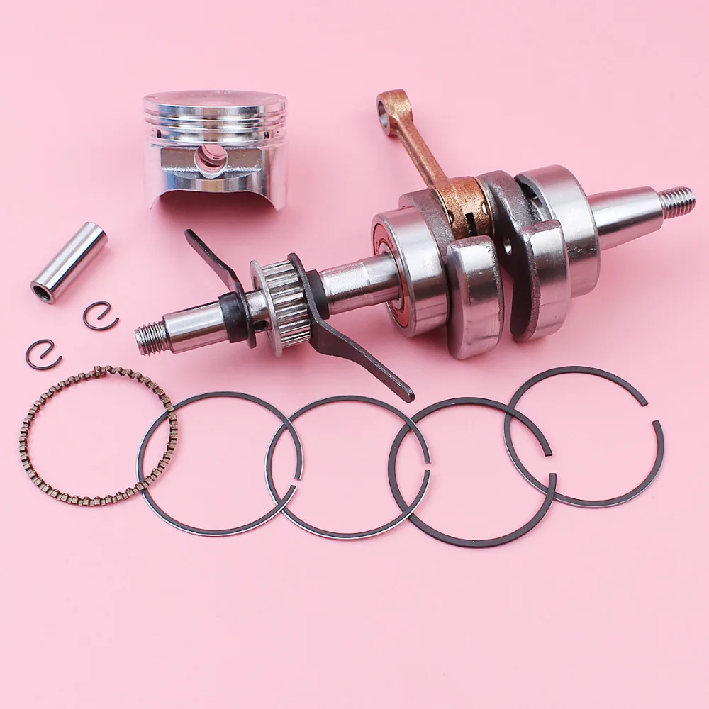 Crankshaft 39mm Piston Pin Ring Circlip Kit For Honda GX35 GX 35 4 Stroke Lawn Mower Small Gas Engine Motor Part Crankshaft 39mm Piston Pin Ring Circlip Kit For Honda GX35 GX 35 4 Stroke Lawn Mower Small Gas Engine Motor Part
