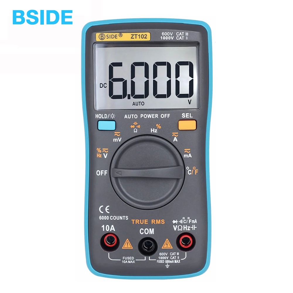 font b Digital b font font b Multimeter b font True RMS Backlight AC DC