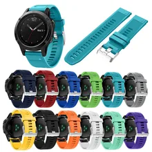 For Garmin Replacement Silicagel Smart Wrist Band Bracelet Wrist Strap For Garmin Fenix 5 GPS 22MM Wrist Band Loop