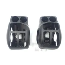 Aftermarket frete grátis motocicleta peças interruptor preto habitação capa kit para 2014-mais tarde harley tour (aftermarket oem #71500185)