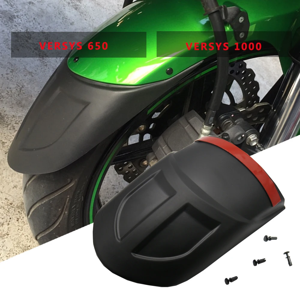 Передний удлинитель мотоцикла Hugger брызговик и заднее крыло для Kawasaki Versys 1000 2012- KLE650 Versys 650 2010- KLE 650