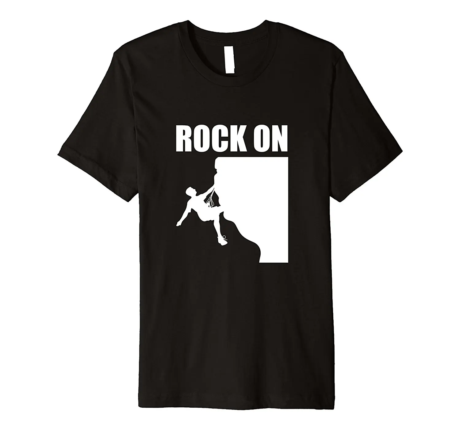 Rock on Mountain Climbes T Shirt for Rock Climbers Round Neck Best