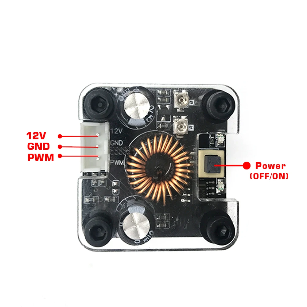 2.5W 450nm Blue Laser Module Laser Engraving And Cutting TTL Module 2500mw laser head  for cutting Laser Engraver Accessories