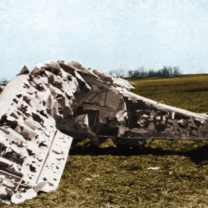 Light Aircraft after Hailstorm Poster Print by Science Source (24 x 18)