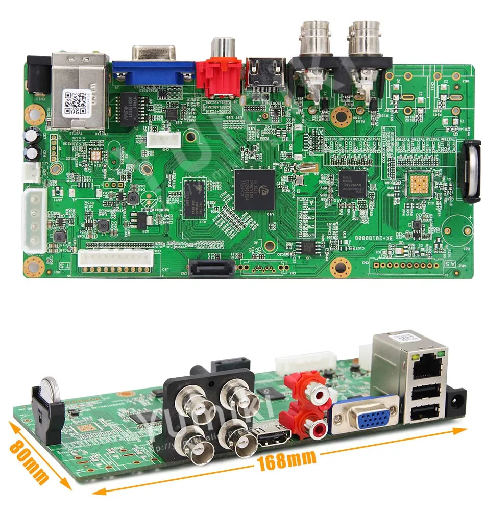 Placa para Ahd 6 em 1 H.265 + 16ch 5mp 4mp 1080 p 720 Câmera Salvar Grande Ram Hdd Xmeye Onvif Cctv Placa - 8ch 4ch Ahd Dvr Mod. 89906 4 Cheap gravador de vídeo de vigilância
