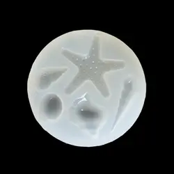 Океан биологического раковины Sea Shell ювелирные изделия, силиконовые Форма из жидкого Смола DIY Craft отделочных работ W77