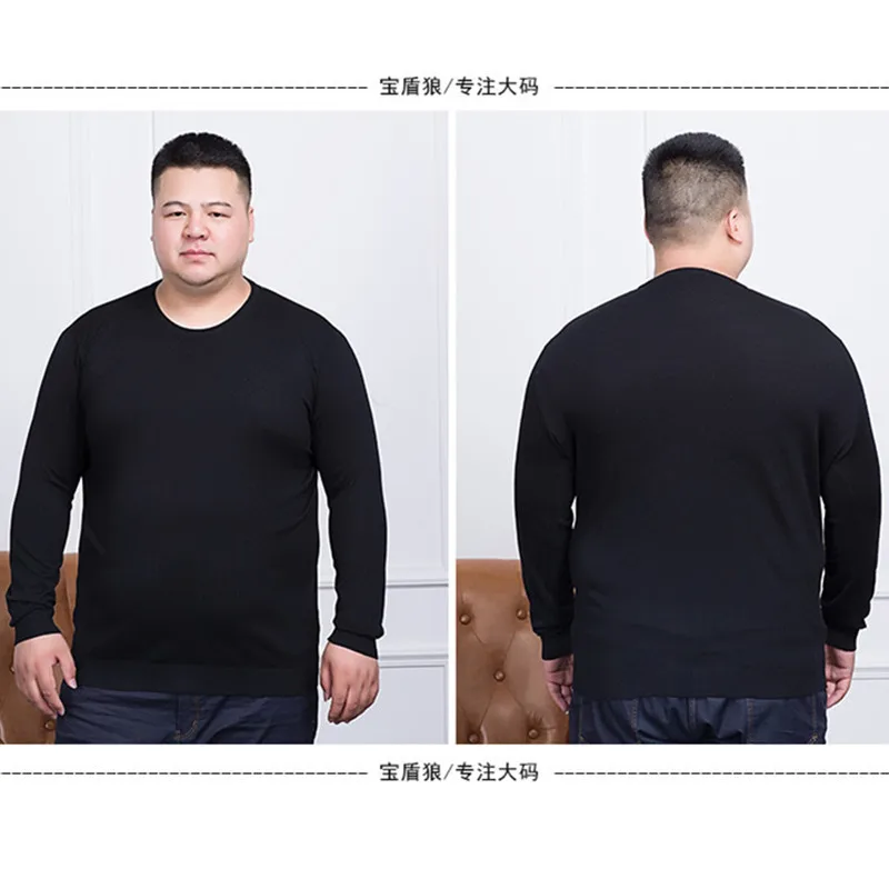 Плюс размер 10XL 9XL 8XL 6XL 5XL 4XL бренд осенний зимний Повседневный свитер мужской модный пуловер с длинным рукавом большой размер