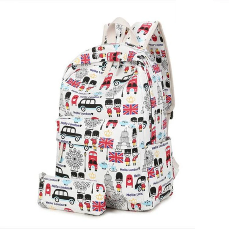 

Backpack for Teenage Girls School Bag Stars Universe Space Printing Canvas Female Backpacks for College Students