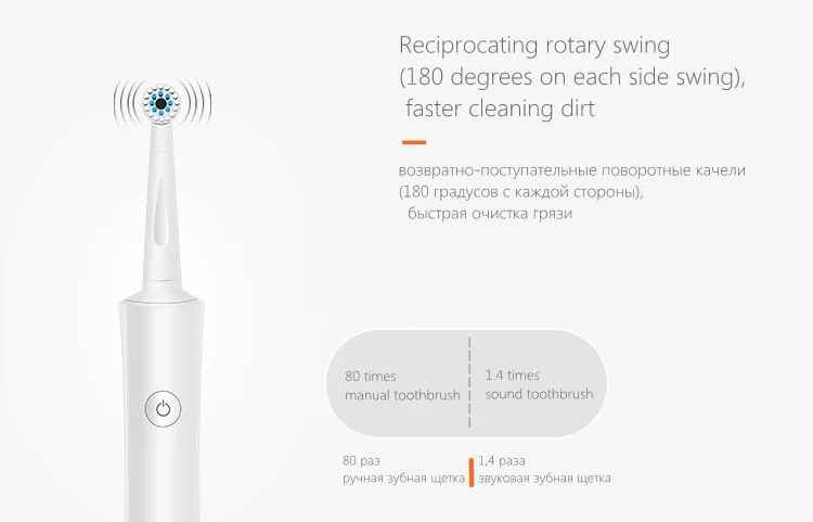 Электрическая зубная щетка с автоматическим таймером для взрослых перезаряжаемая ультразвуковая зубная щетка для детей
