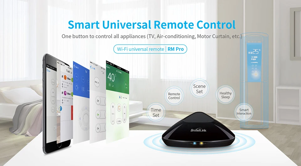 Broadlink RM PRO RM Mini3 SC1 умный дом автоматизация WiFi+ IR+ RF Smart Huis Schakelaar Universele Intelligente afstandard