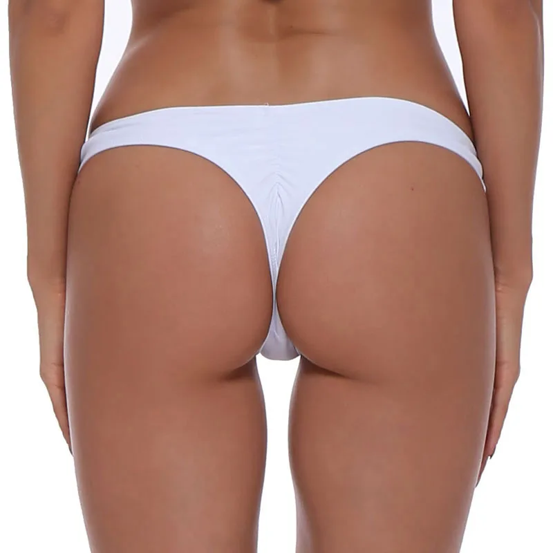 10 colors Mini Micro bikini Swimwear Women Swimsuit Sexy brazilian Thong bikini bottom G-string Briefs Panties Underwear Tanga