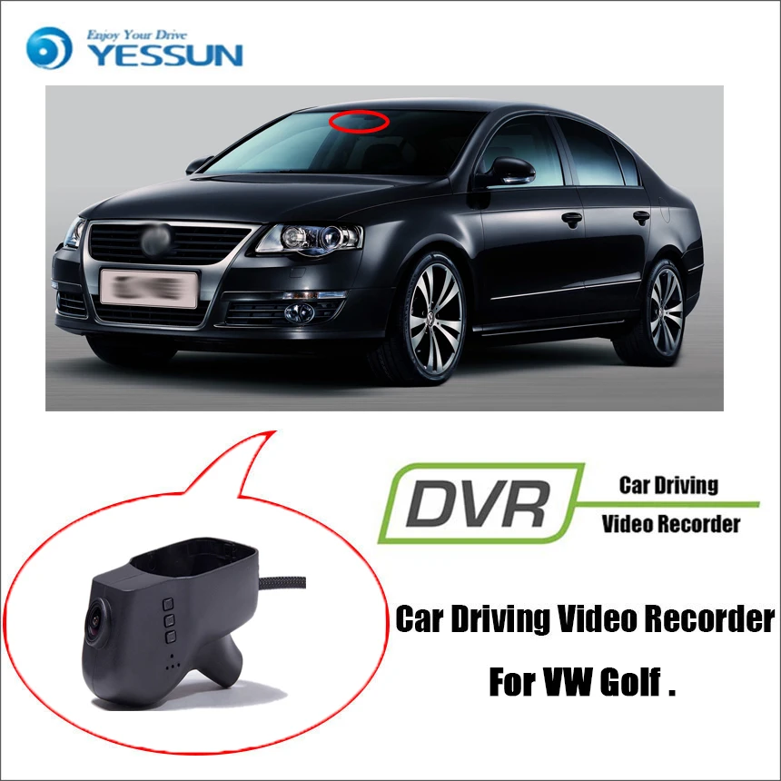 ^Cheap YESSUN for Volkswagen Golf Car Driving Video Recorder DVR Mini Wifi Camera Novatek 96658 FHD 1080P Dash Cam