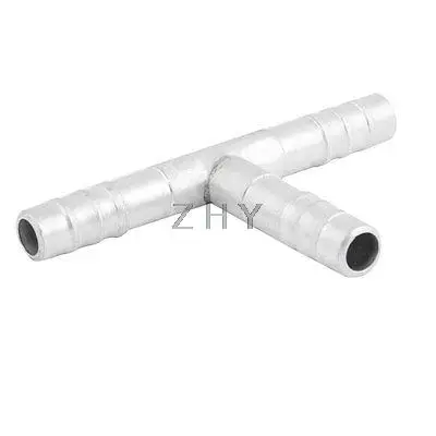 

T Design Connector 3 Way Fuel Hose Joiner for Compressed Air Gas Oil Pipe Tubing