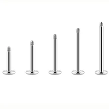 100 шт./лот,, кольцо для губ из нержавеющей стали, сменная панель, Лабрет, штанга, кольцо для бровей, пирсинг, ювелирные изделия a