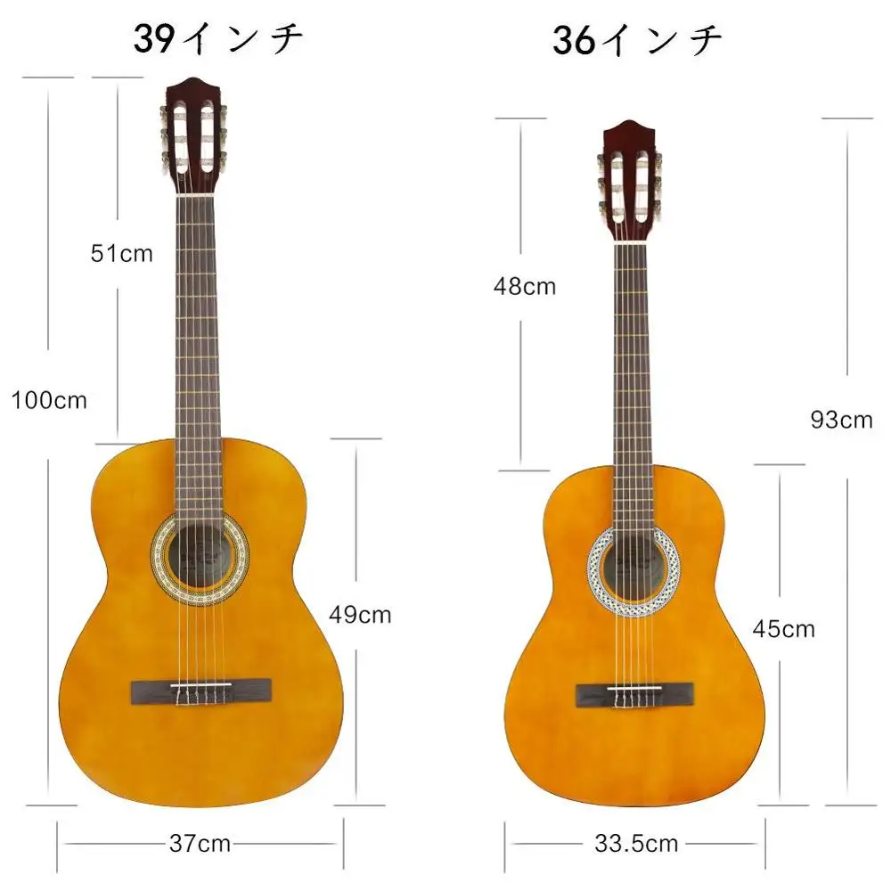 Angin Klasik Gitar Akustik 4 4 Ukuran 39 Inch 6 Nilon String Basswood Gitar Untuk Pemula Anak Unisex Semi Tutup Tombol Gitar Aliexpress