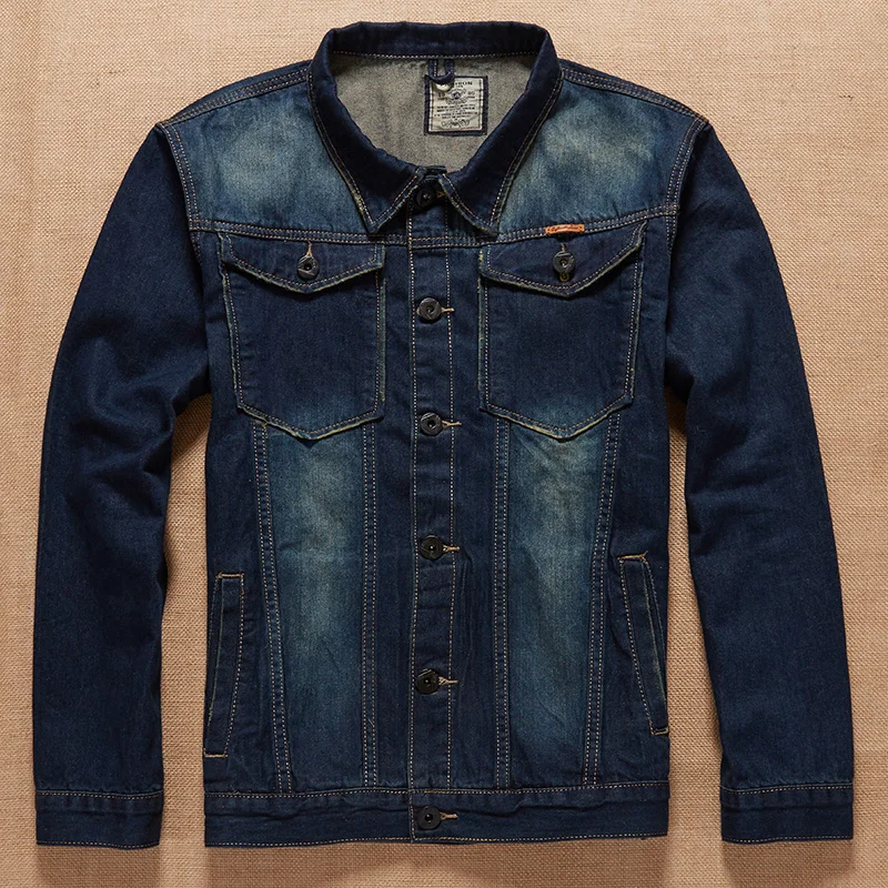 Новинка 2019 облегающие джинсовые куртки 6XL 7XL 8XL Me в стиле хип хоп модная уличная