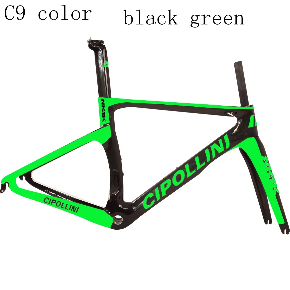 Clearance T1000 cipollini NK1K taiwan made Full carbon road  bike bicycle frame fork seatpost QR brake&Disc Brake XDB/DPD available 12