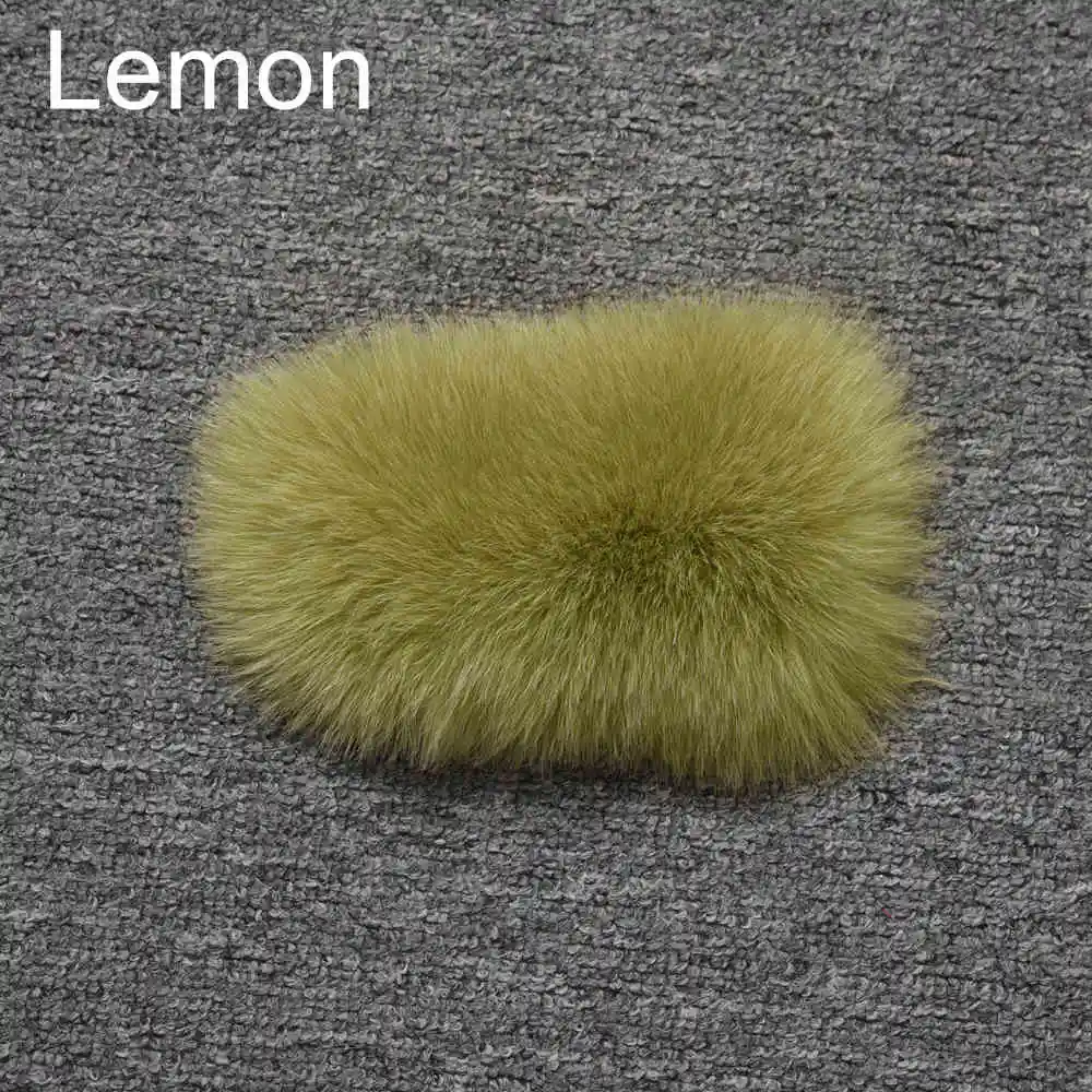 Женская шуба из натурального Лисьего меха, зимние модные меховые куртки, толстая теплая пушистая Высококачественная верхняя одежда, Женский натуральный мех S1796 - Цвет: Lemon