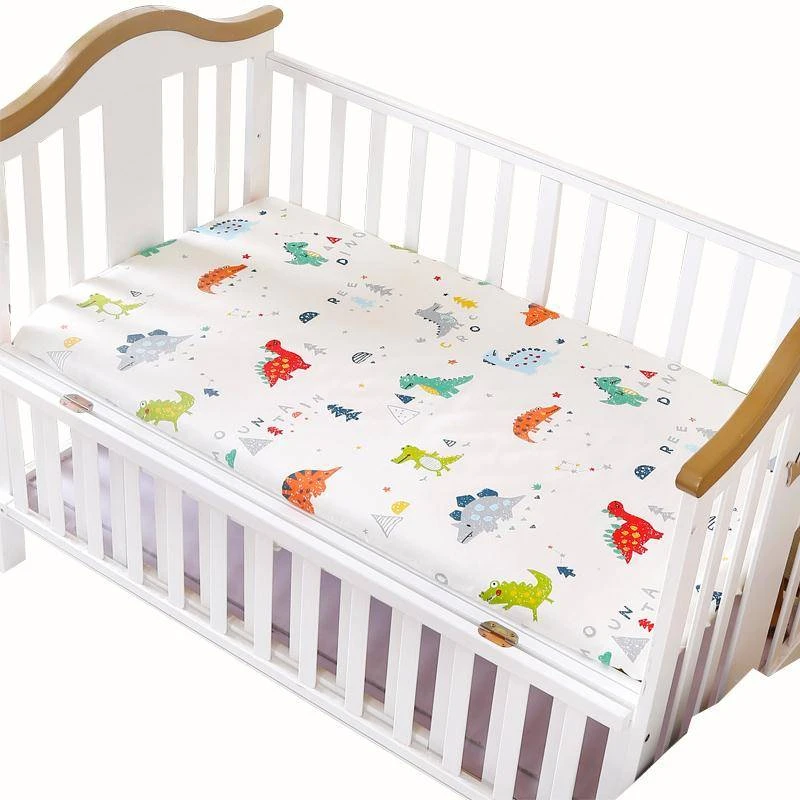 Housse De Matelas Pour Lit De Bebe En Coton 1 Piece Drap Housse Pour Nouveau Ne Protection De Matelas Pour Enfants Literie Drap De Berceau En Coton Aliexpress