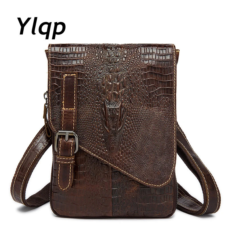 2022 Man Genuine Leather Messenger Bag, Male Cross Body Shoulder Bag