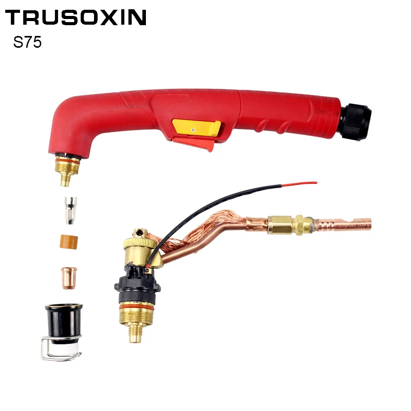 S75 PF0135 Torch Head Body Air Plasma Cutter Torch Cutting Torch Cutting Gun Consumables Welding Machine parts S75 PF0135 Torch Head Body Air Plasma Cutter Torch Cutting Torch Cutting Gun Consumables Welding Machine parts