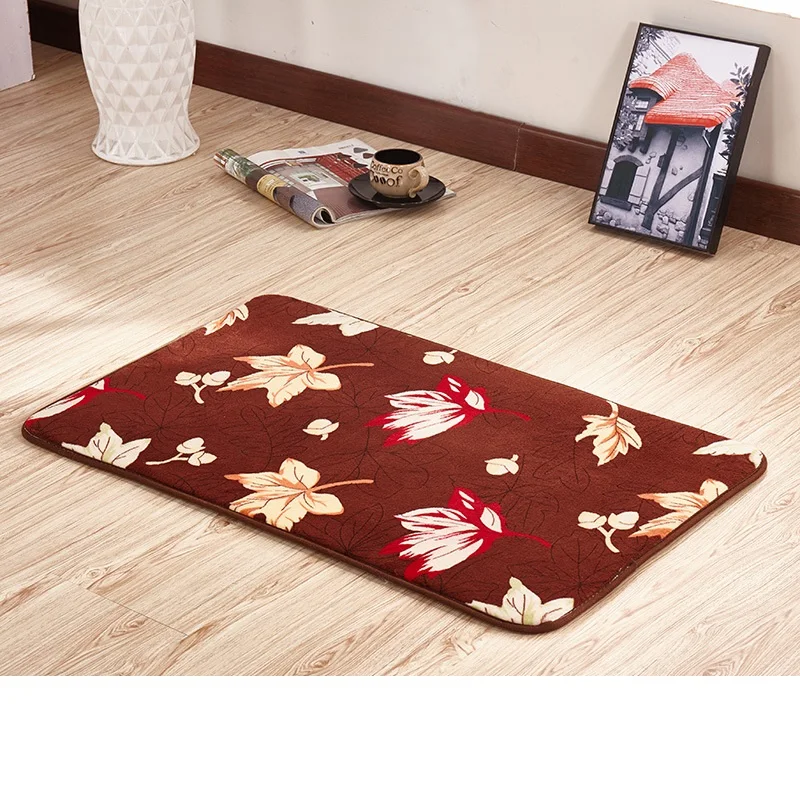 Pastoral Flower Printed Bathroom Mats Rugs Carpets Non Slip Mats for Living room Bedroom Stairs Floor Baby Crawled Mat Bath Rugs Pastoral Flower Printed Bathroom Mats Rugs Carpets Non Slip Mats for Living room Bedroom Stairs Floor Baby Crawled Mat Bath Rugs