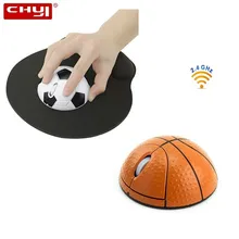 CHYI Ball Беспроводная мини компьютерная мышь эргономичная Usb оптическая шариковая форма Mause креативные милые спортивные детские подарочные ПК мыши для ноутбука