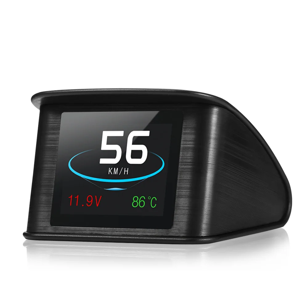 P10 умная машина HUD дизайн OBD II цифровой измеритель Дисплей экран TFT превышение