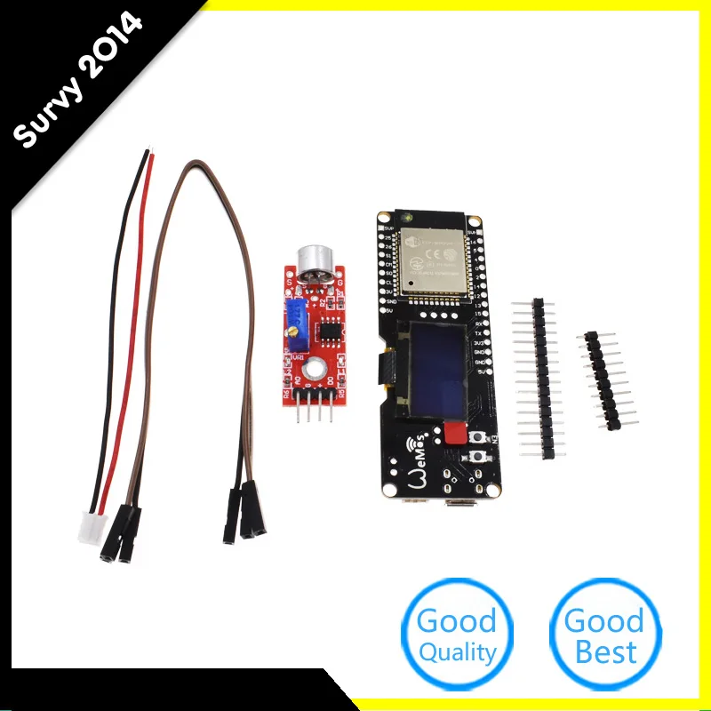

TTGO ESP32 ESP-32 0.96Inch OLED Music Spectrum Analyzer Suite NEW