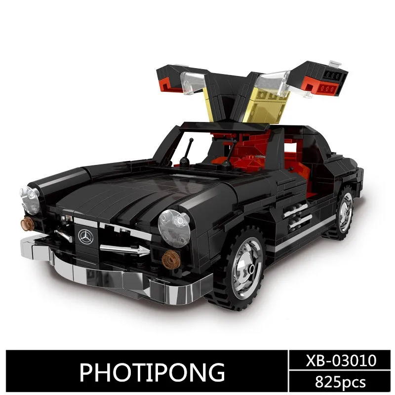 825 шт. XingBao 03010 в блоках креативный набор MOC Technic автомобилей Photpong развивающие