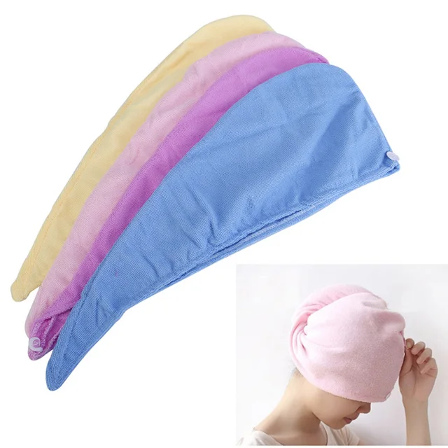 Cheap Microfibre Magic Hair Drying Towel, Turban Wrap Towel, Universal Cheap Quick Dry Bath Hair Towels Free Shipping JJ205