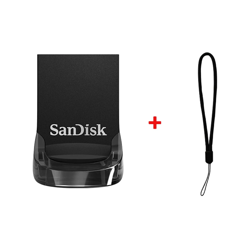 SanDisk флеш-накопитель USB Ultra Fit 32 Гб CZ430 16 ГБ 128 ГБ мини-накопитель 3,1 USB 3,0 64 ГБ