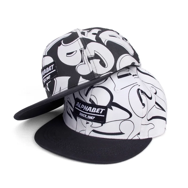 Baseball cap Men cap hiphop cap personalized hat flat along the cap hip