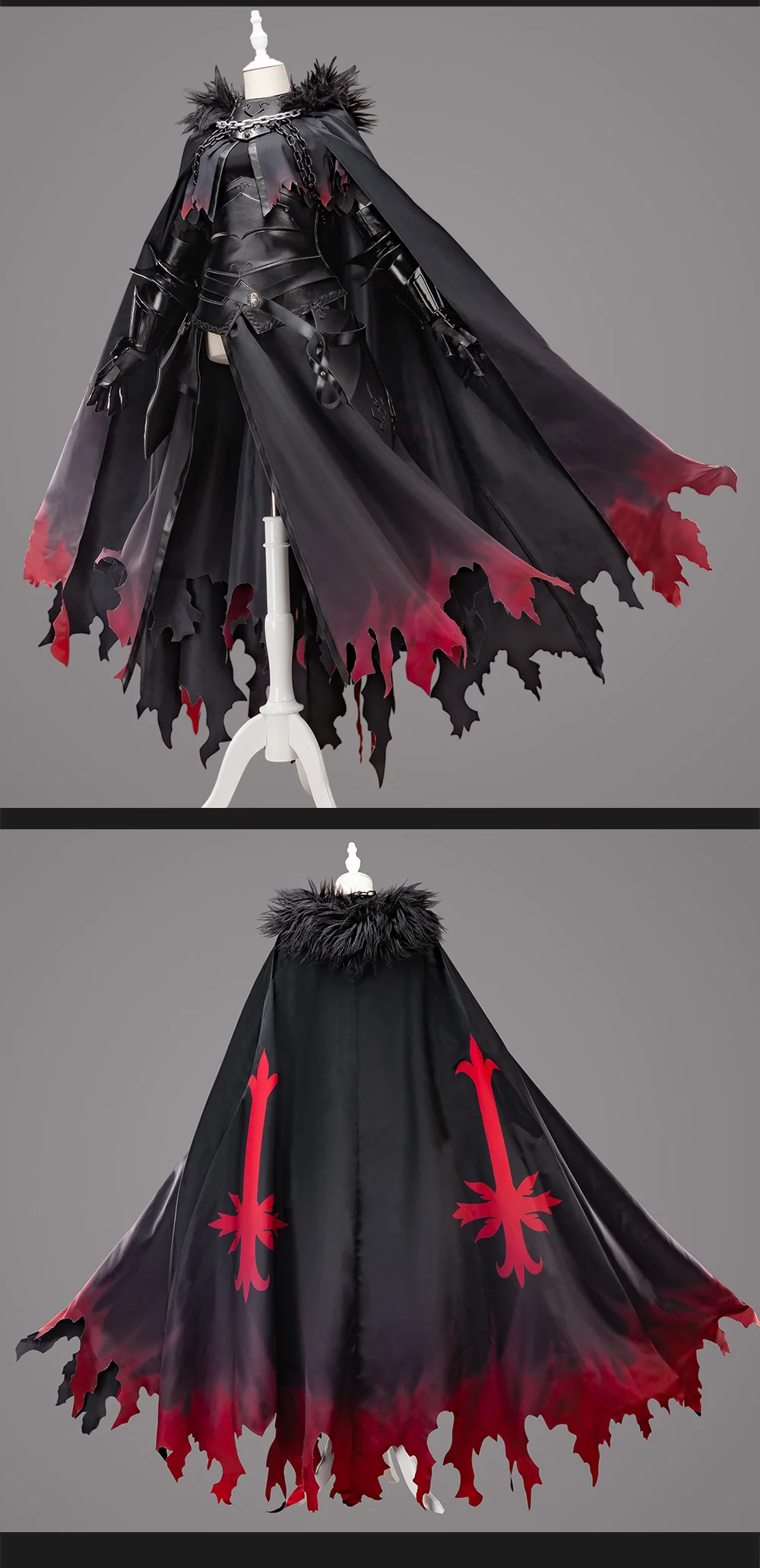 UWOWO Косплей Женская игра Fate/Grand Order Jeanne d'Arc Alter(J'Alter) косплей Женский костюм для девочек костюм на Хэллоуин