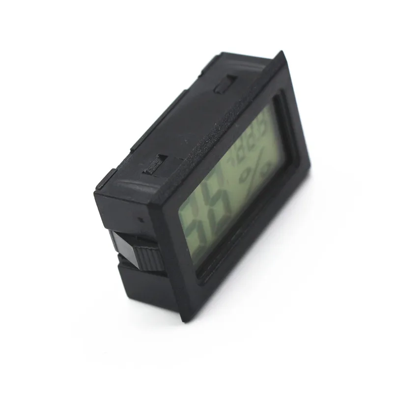Мини ЖК черный температура цифровой и крытый гигрометр термометр датчик влажности