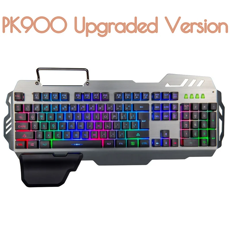 

Full Size RGB Gaming Keyboard Professional Gamer Mechanical Feeling 104 Keys Backlit Waterproof Keyboard For PC Laptop LOL Dota2