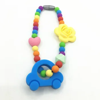 

BPA Free Silicone car Teething Toy for Baby Carrier. Toys Pendants BPA Free Silicone teether car carrier toys