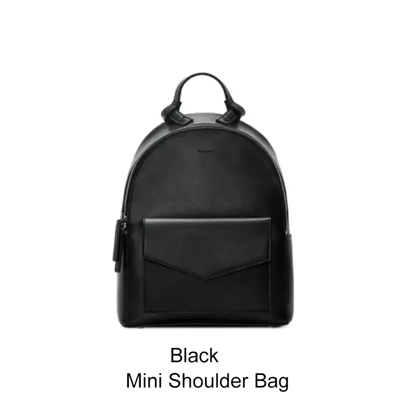 Xiaomi Mijia CARRY'O Минималистичная кожаная сумка через плечо дизайн конверта меньше более простой внешний вид вдохновлен для молодой девушки - Цвет: Black Mini