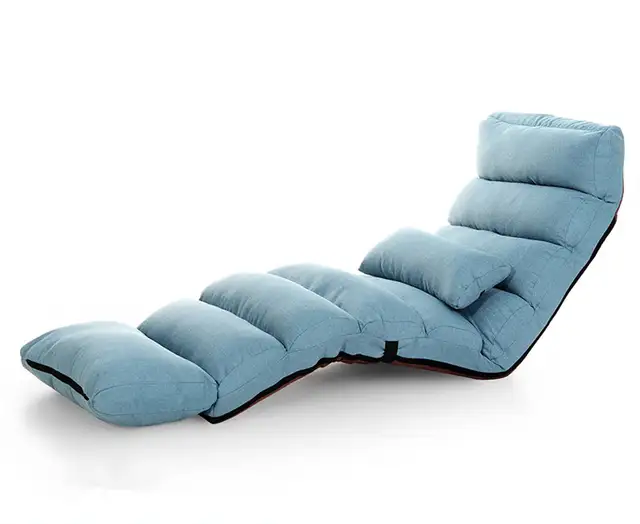Us 126 65 15 Off Modern Sofa Bed Lounge Upholstered Chaise Indoor Living Room Reclining Chair 5 Color Floor Folding Adjule Sleep Lounger In