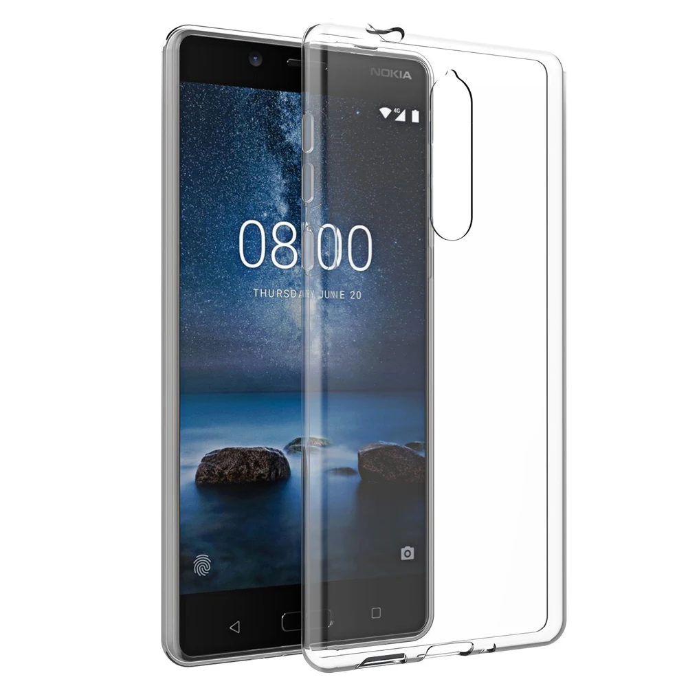 

Transparent Slim Phone silicone Cell Back Cover For NOKIA 3 5 6 8 Case with Soft TPU Clear Roque Carcasa Coque Funda Capa Case