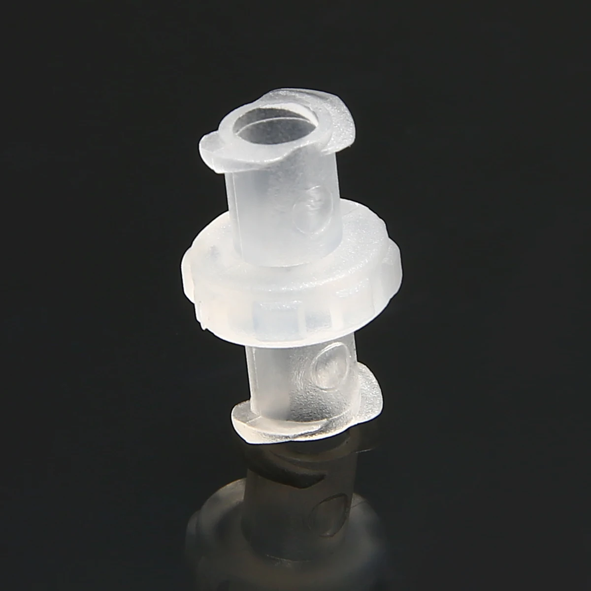 10cs Plastic Transparent Polypropylene Female to Female Coupler Luer Syringe Connector For Pneumatic Parts