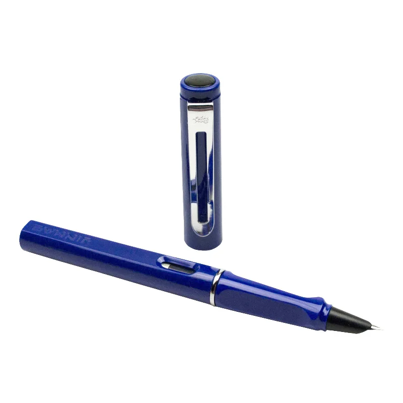 Jinhao 599A Высококачественная пластиковая перьевая ручка 0,38 мм дополнительный тонкий наконечник чернильные ручки для подарка офисные канцелярские принадлежности - Цвет: 4